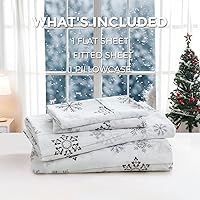 Vista 250 de HENGWEITEXT 18 Inch Cal King Sheets Deep Pocket,4 Piece Sheet Set Breathable and Cooling,Microfiber Sheet Set Deep Pocket,Wrinkle Free Shrinkage &