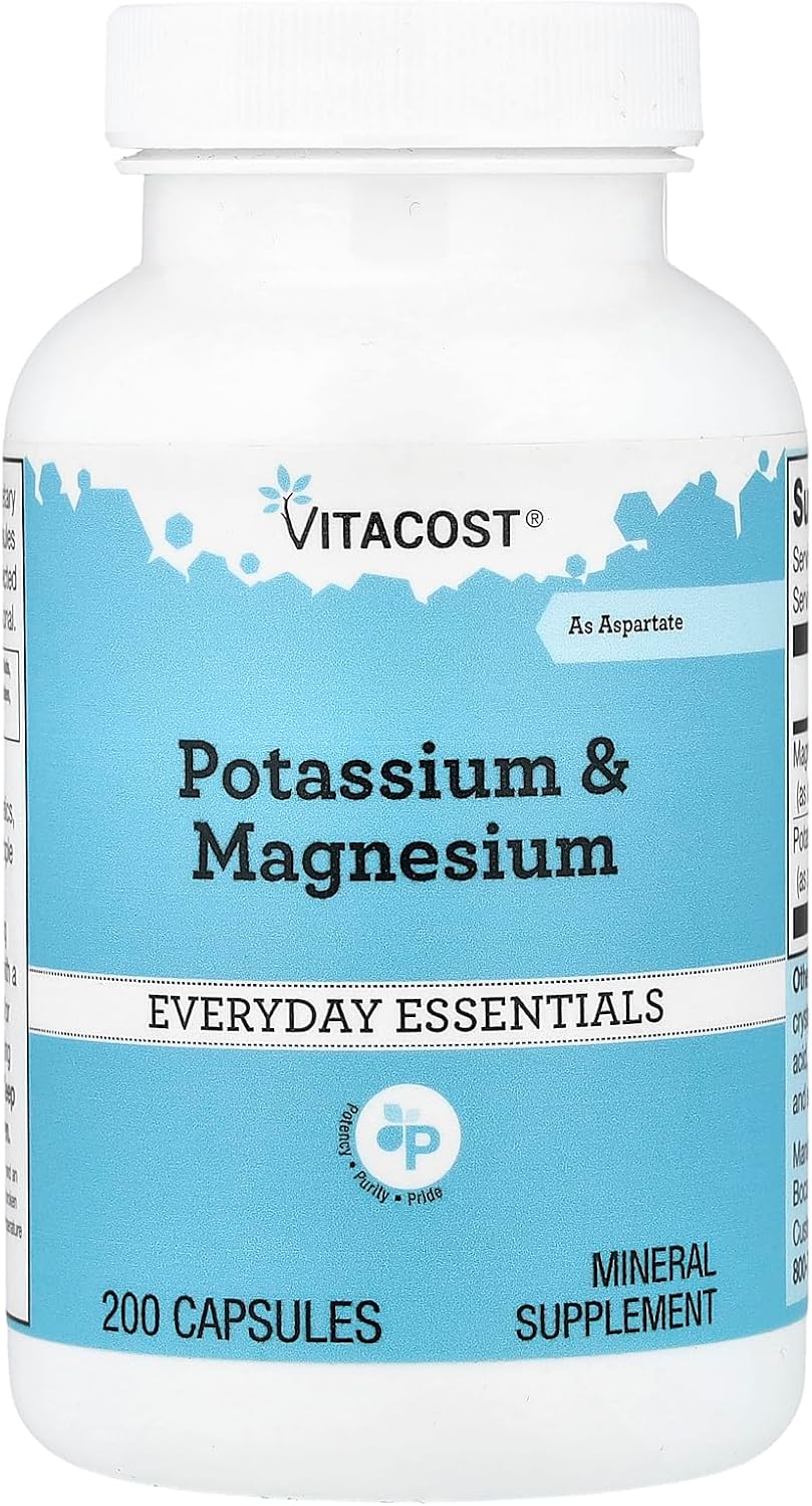Vitacost Potassium & Magnesium - 200 Capsules