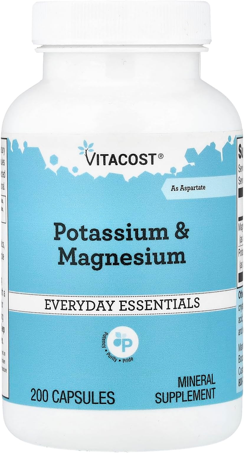 Potassium & Magnesium, 200 Capsules