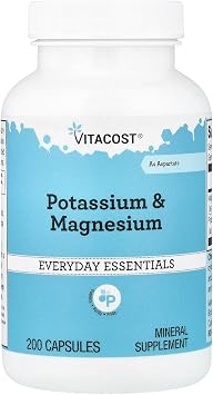Vitacost Potassium & Magnesium, 200 Capsules