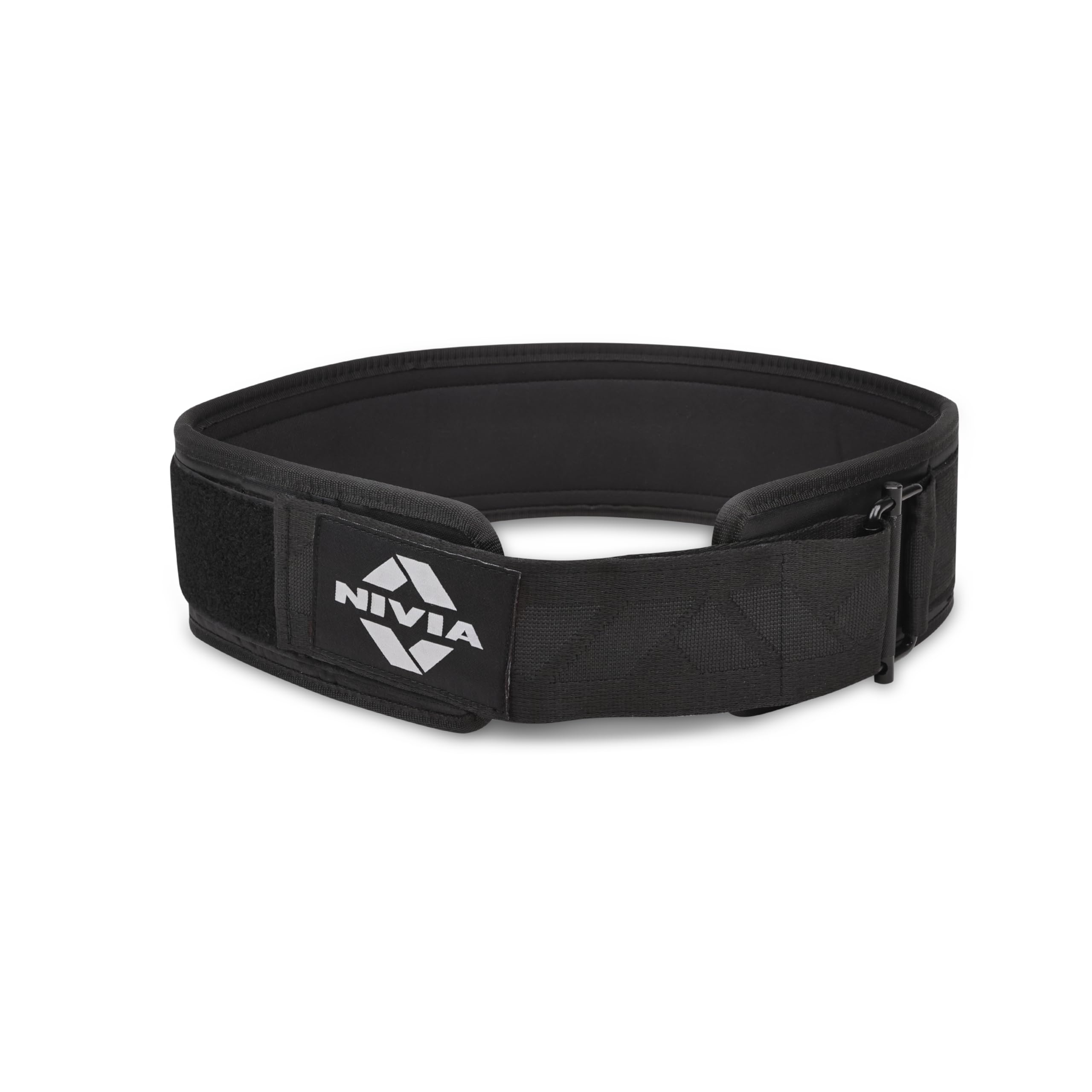 Nivia CORE-X Weight Lifting Belt EVA Foam, Abdomen Support Belt for Back Support, Durable for Weightlifting, Gym, Workout (L, Black)