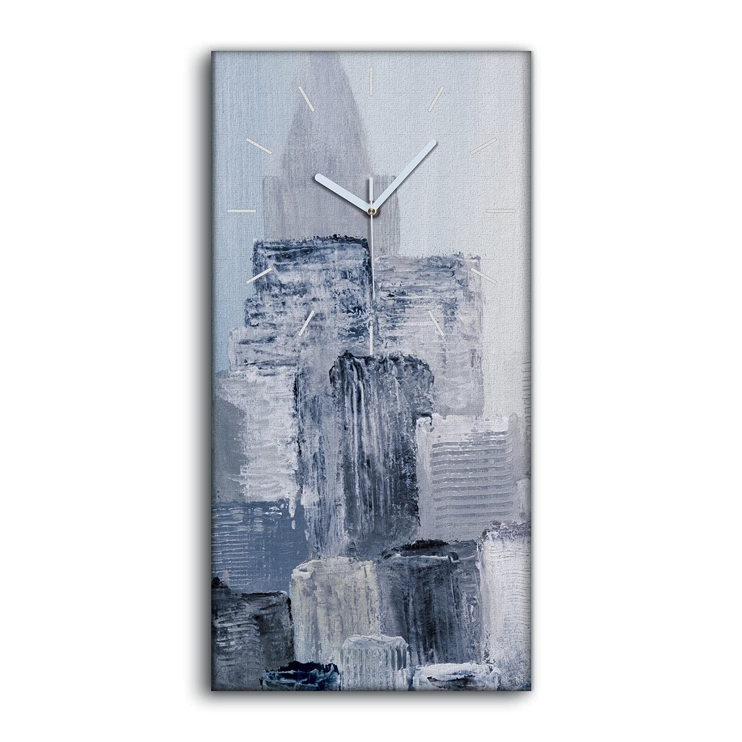 Horloge sur Toile Ne Pas Tic Tac Coloray 30x60cm Image Art Moderne Abstrait
