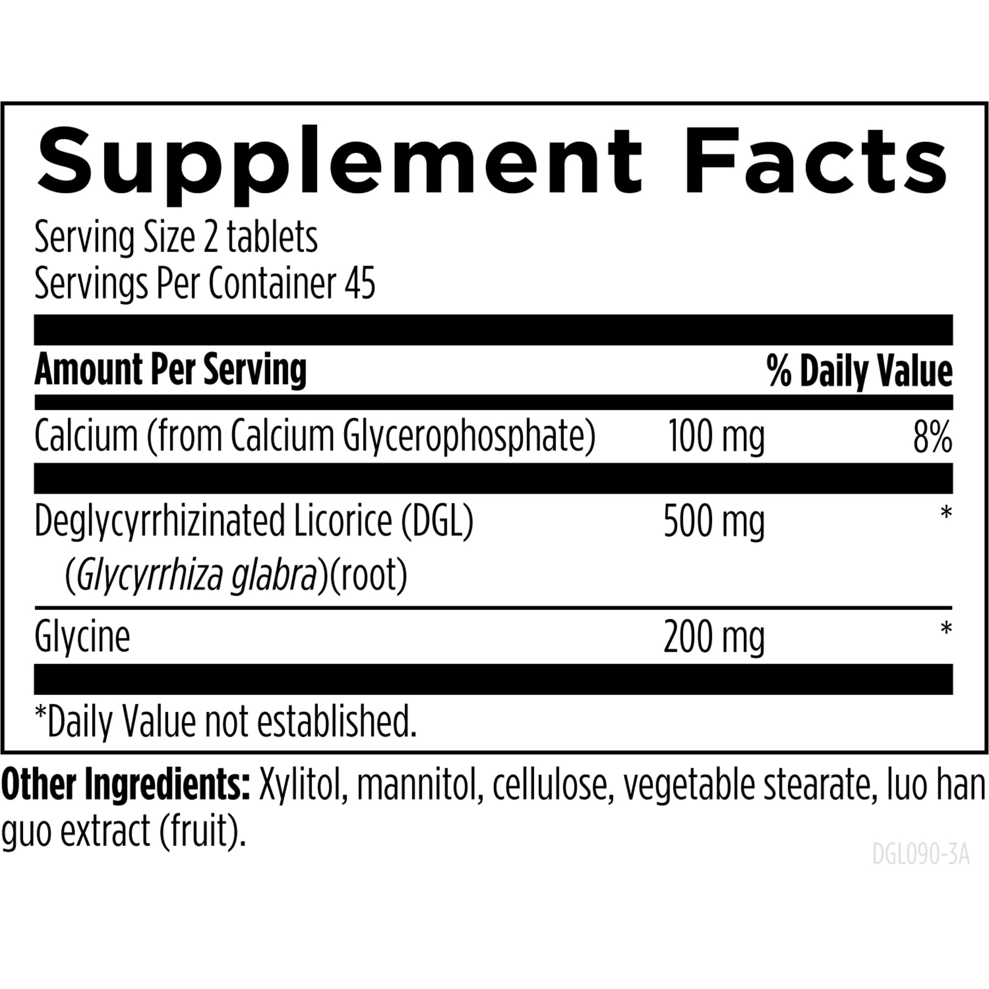 Designs for Health Deglycyrrhizinated Licorice Root Chewables, 90 Tablets — Amazon image 3