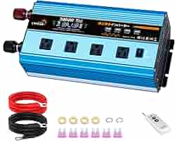 LVYUANインバーター 12V→100V 2000W 最大4000W 正弦波 LVYUAN 純正弦波インバーター 2000W DC12V（直流）AC100V（交流