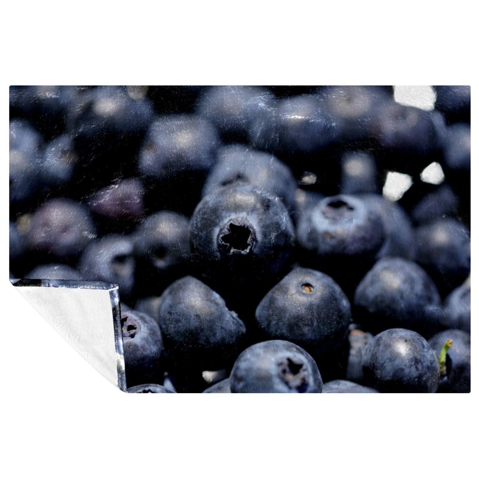 Couverture douce et chaude Blueberry-4333034 pour lit et canapé de 150x100 cm