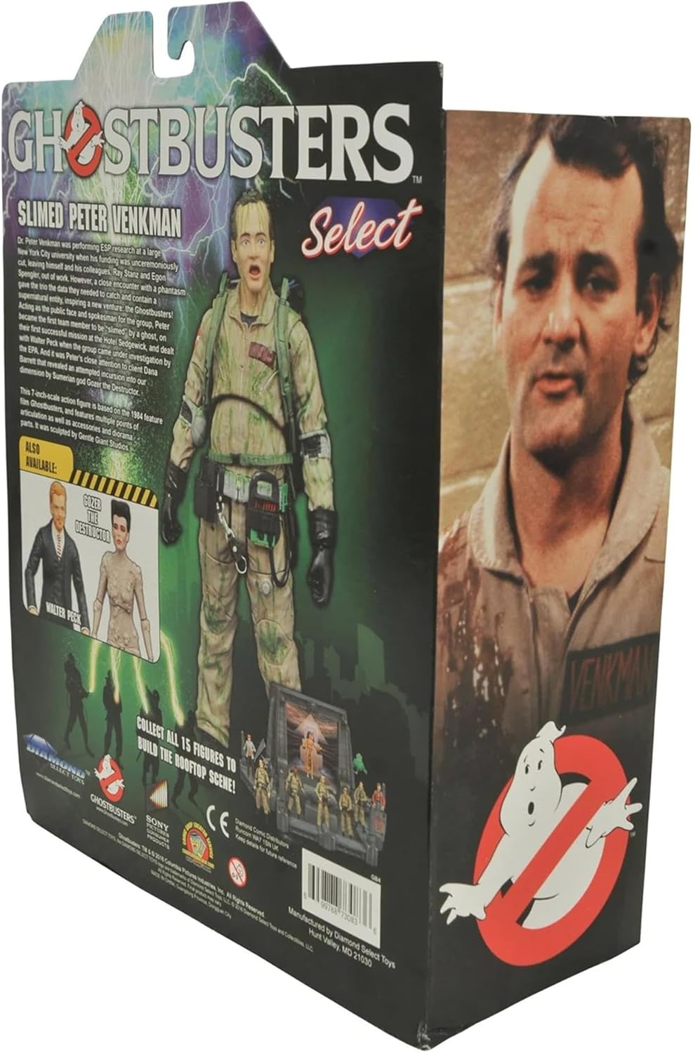 Diamond Select Toys Ghostbusters Slimed Peter Venkman Action Figure