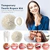Tooth Filling Repair Kit, Temporary Tooth Repair, Temporary Tooth Filling Repair Kit, Filling Repair Beads for Fixing Missing Teeth, Reusable Fake Teeth Repair Beads for Broken or Missing Teeth