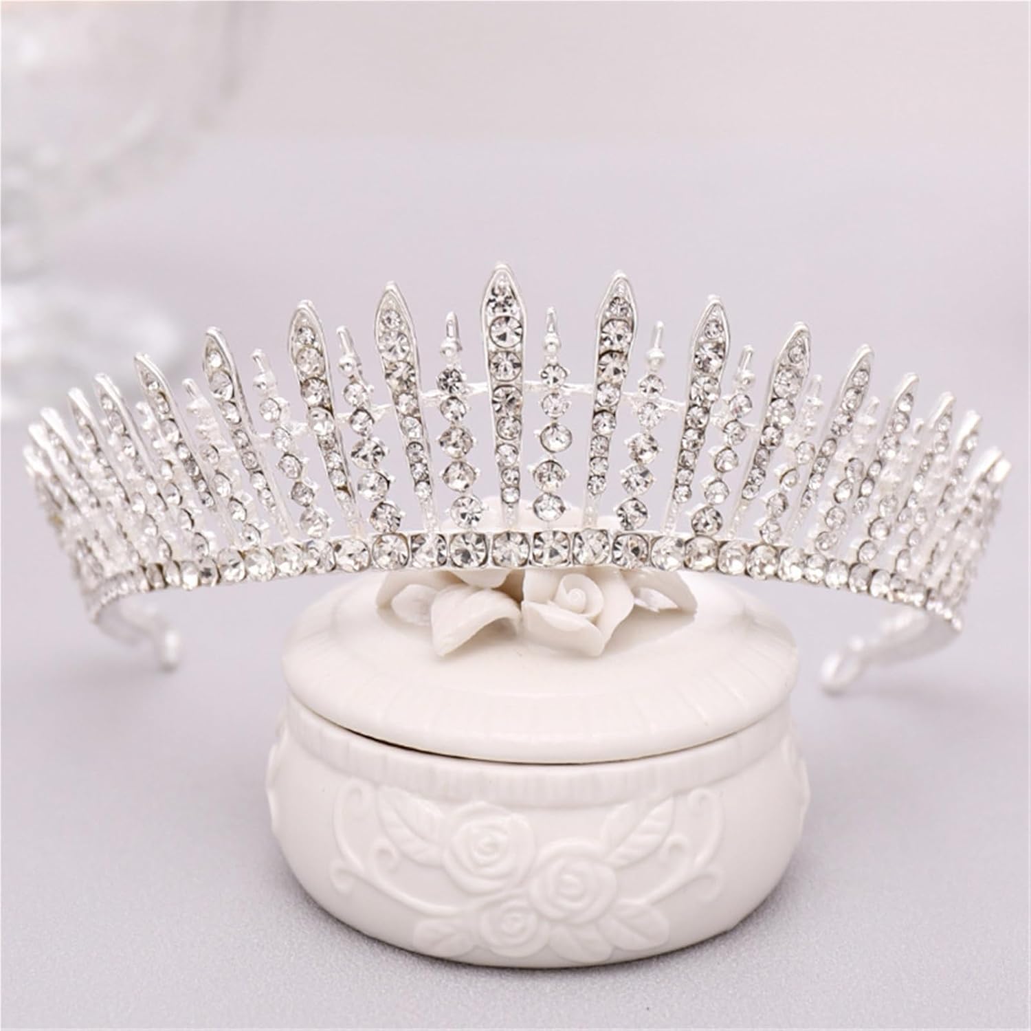 Custom Rhinestone Forehead Chain - Elegant Crystal Headdress For Weddings