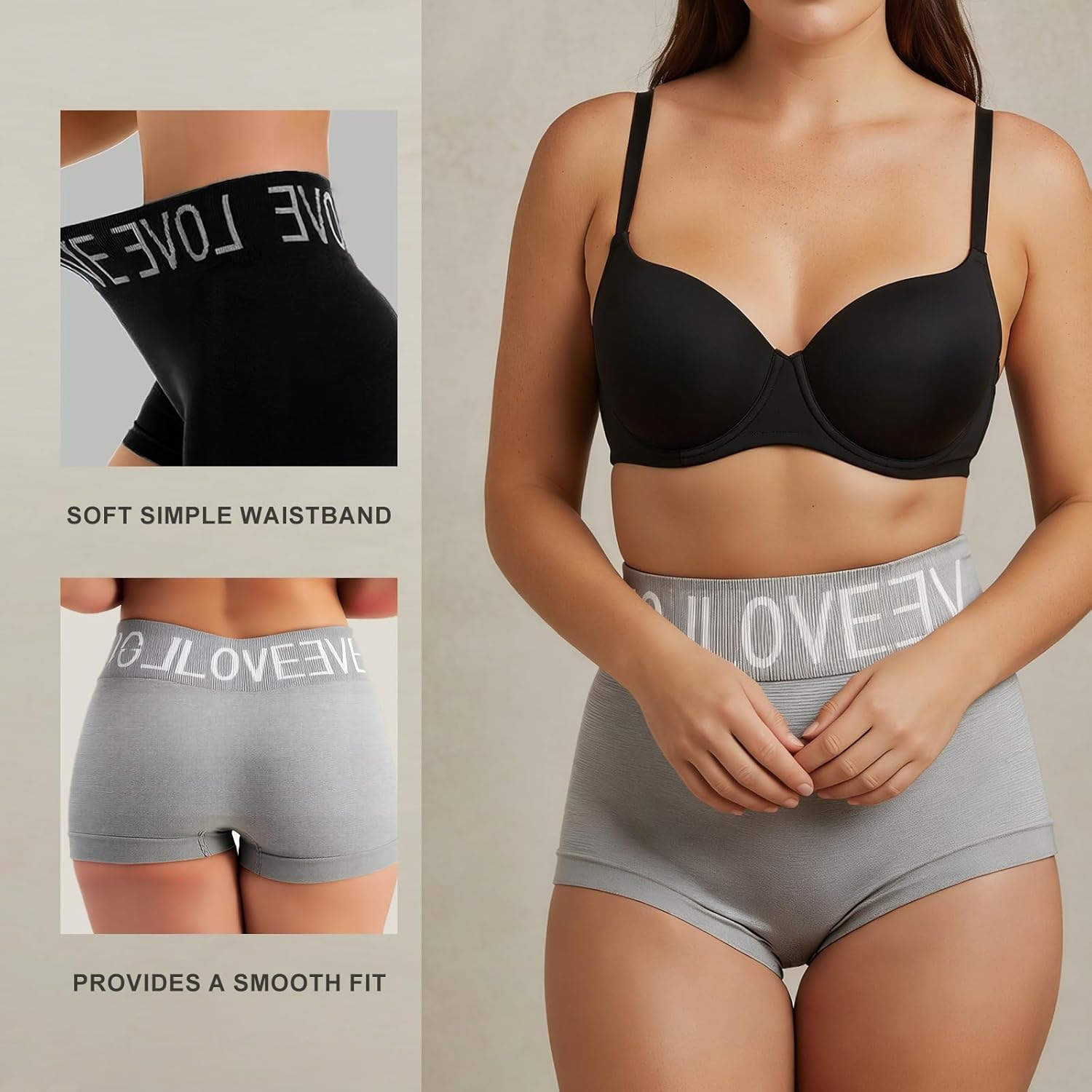 Women's Seamless Boyshort Underwear 6-Pack - No Tag, Stretchy Breathable Panties, 6 Color Comfy Soft - Image 4