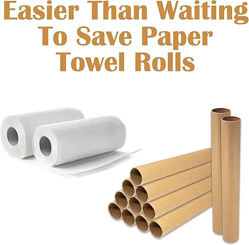 Miniatura 5 de Rollos para manualidades de tubo de cartón de papel resistente de 12 pulgadas, 22 piezas