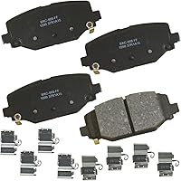 Vista 161 de Pastillas de freno traseras cerámicas Bendix Premium SBC1337 para Cadillac CTS 2014-2008, SRX 2016-2010, Chevrolet Camaro 2015-2010, Saab 9-4X 2011