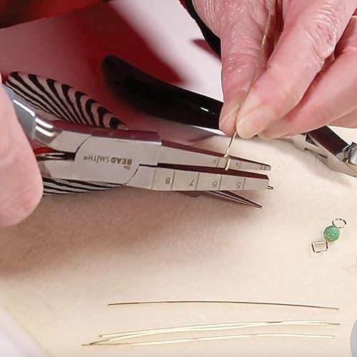 Miniatura 5 de The Beadsmith Alicates cuadrados de rito - Crea formas cuadradas consistentes en diámetros de 2 a 0.315 in - Herramienta de trabajo de alambre para