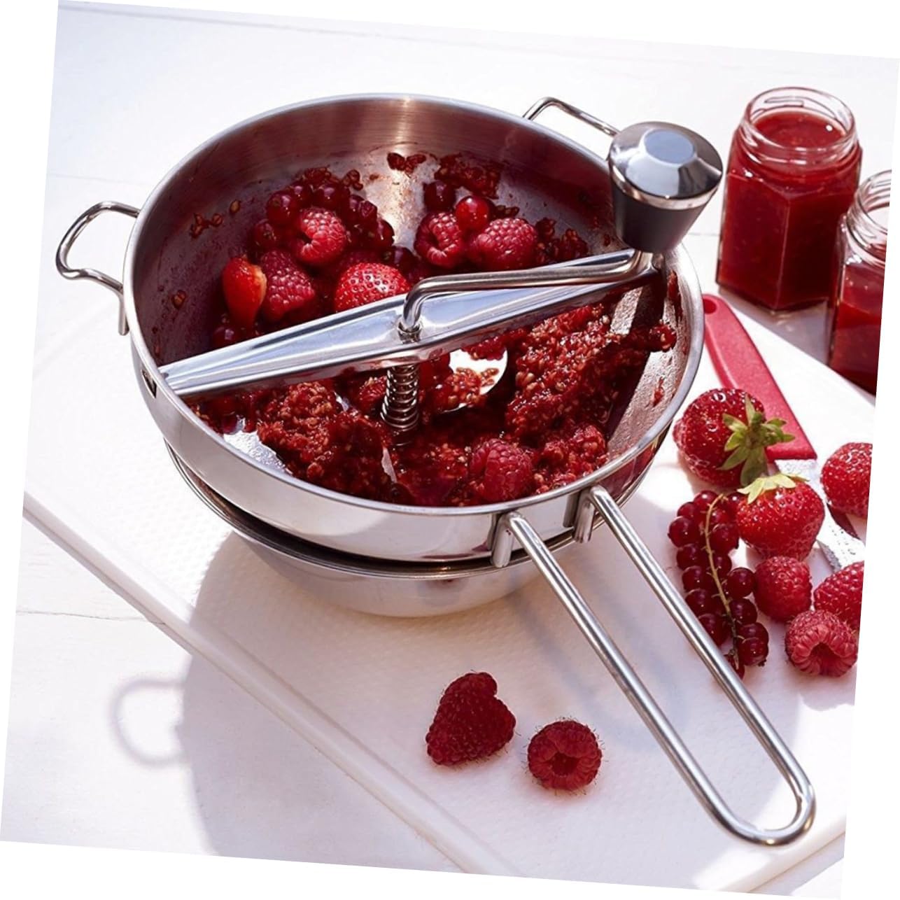 Cooking Tool Fruit and Vegetable Blender Stainless Steel Easy Operation Dish Strainer