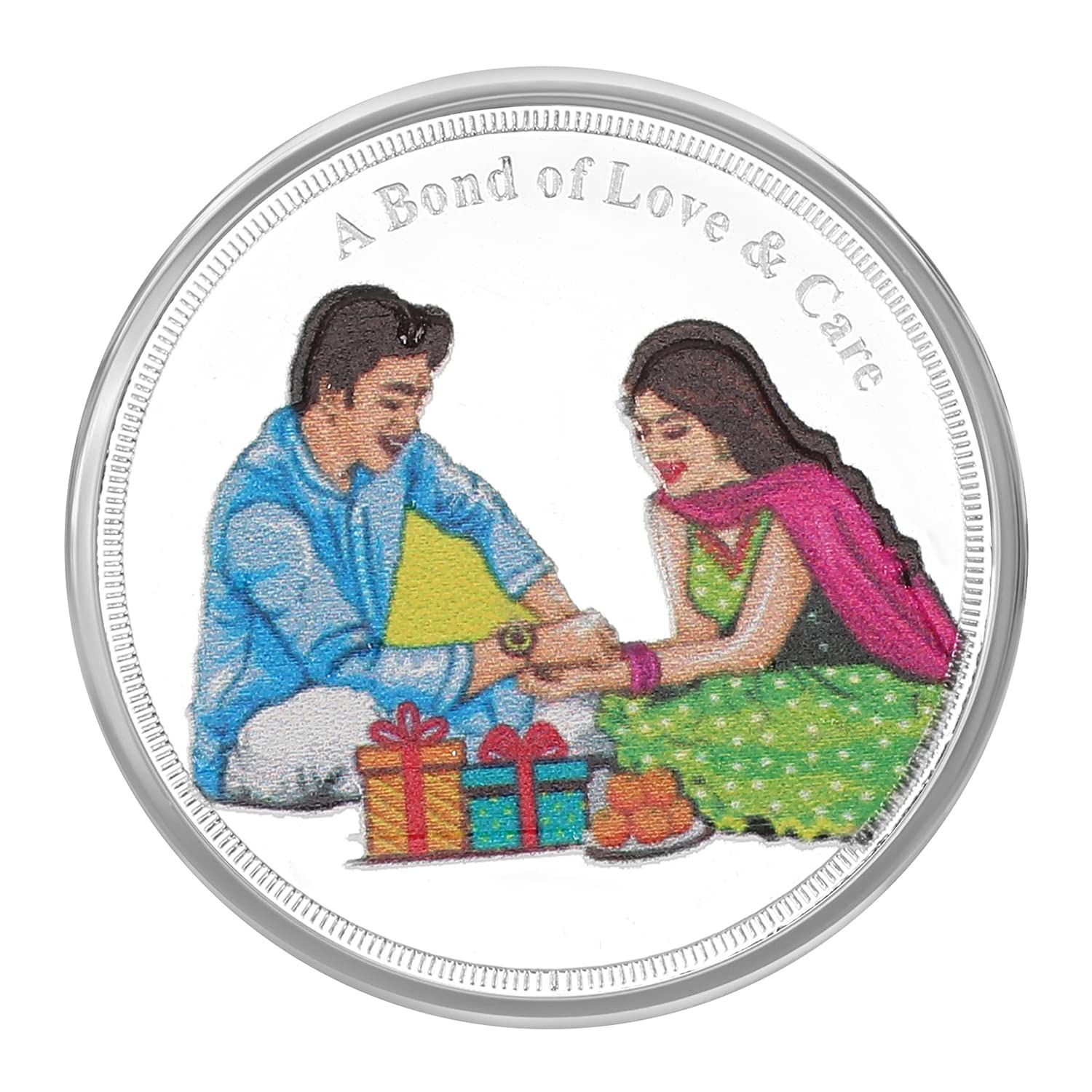 Ananth Jewels Pure Silver Coin Rakhi Gift for Sister Happy Raksha Bandhan (B085NMZQ78) Amazon Price History, Amazon Price Tracker