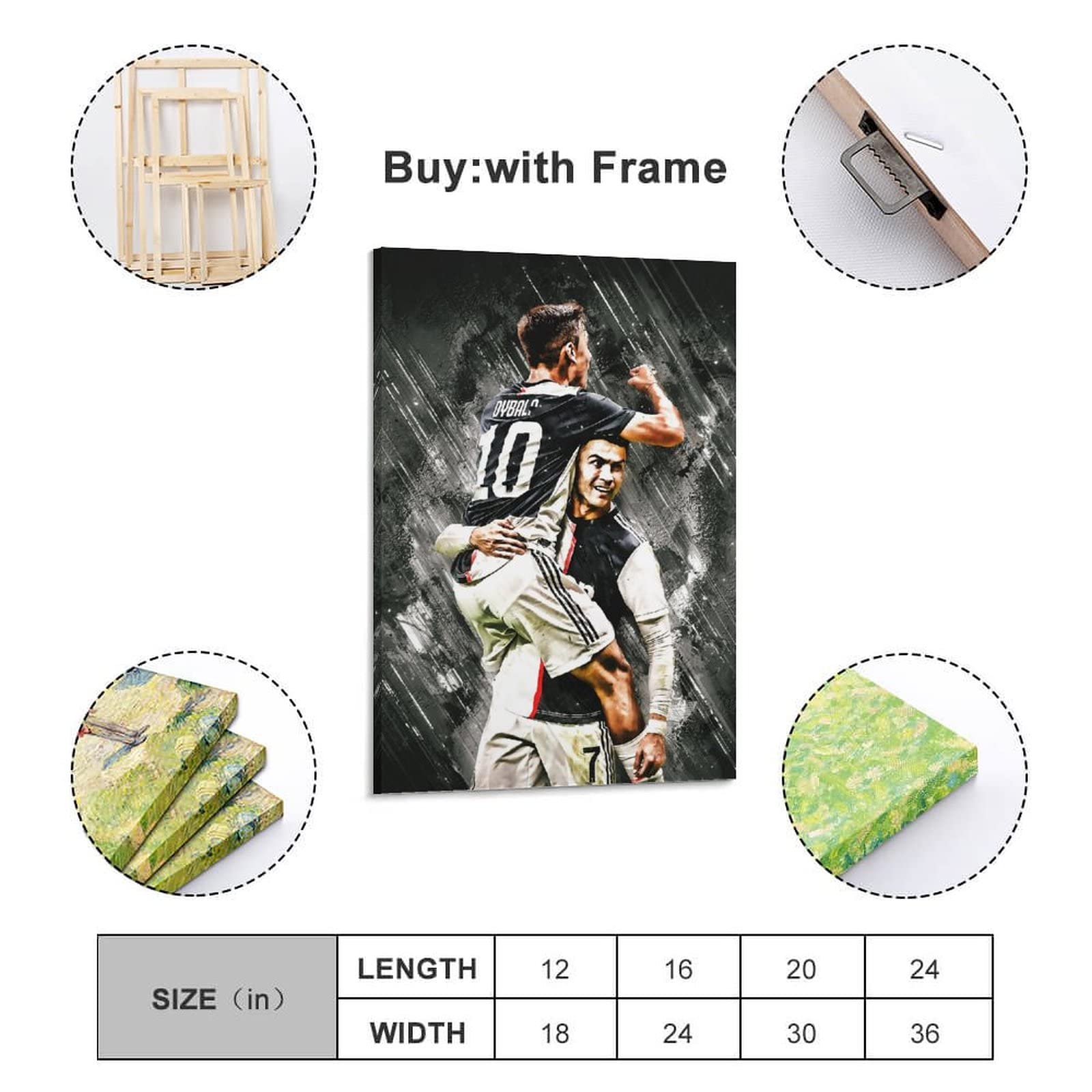 Amazon.co.jp: パウロ・ディバラ クリスティアーノ・ロナウド ポスター