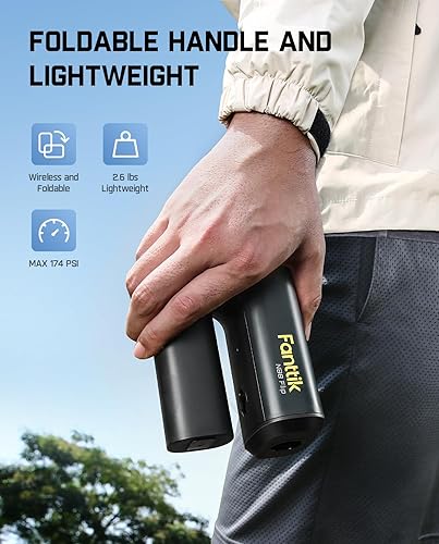 Miniatura 2 de Fanttik Pistola de lavado a presión portátil plegable NB8, pulverizador de lavadora a presión inalámbrico plegable con boquilla 5 en 1, máx. 174