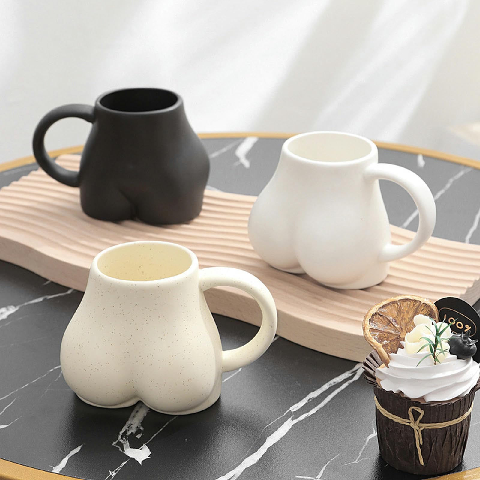 CAPIJIONG 300ml/10oz Keramische Mok Paar Ontbijt Melk Koffie Water Cup