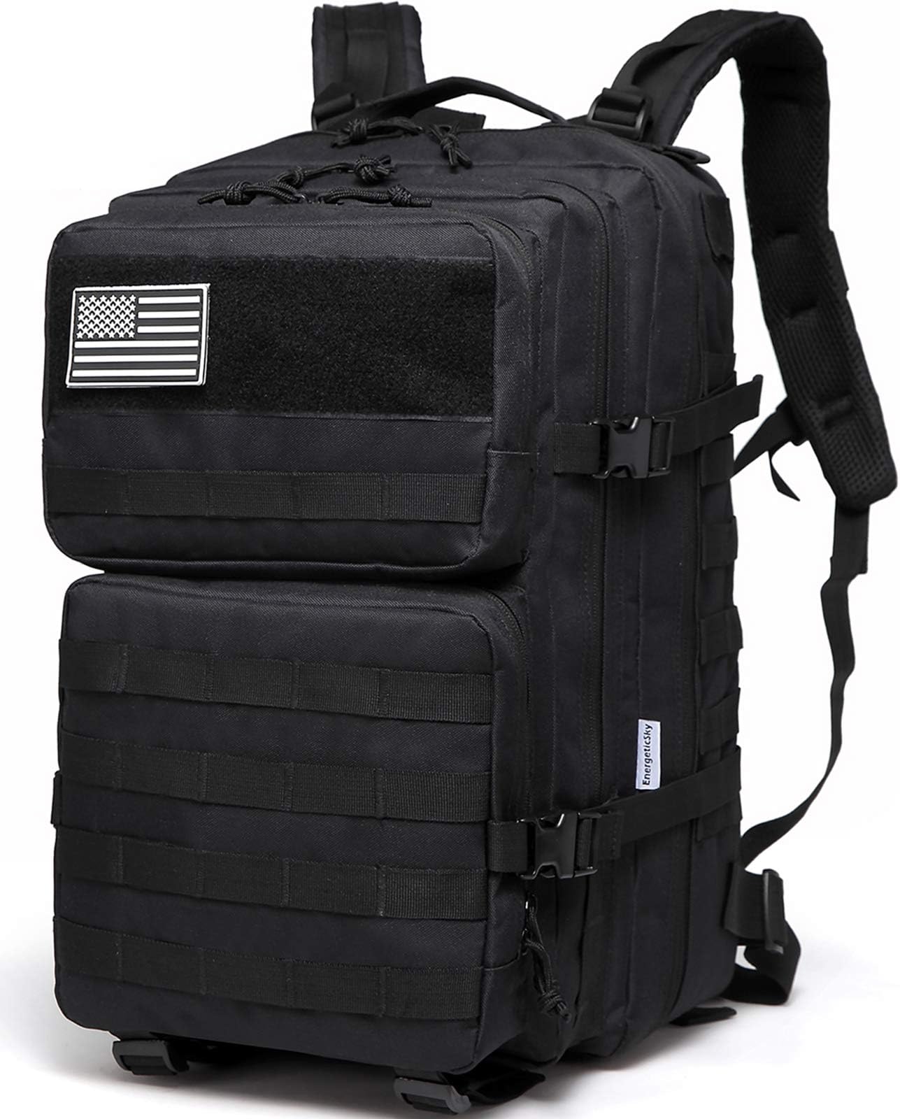 Multifunction Military Tactical Backpack,45L Large Army Assault Pack Molle Bug Out Bag Backpacks Rucksack Daypack for Camping Hiking and Trekking.