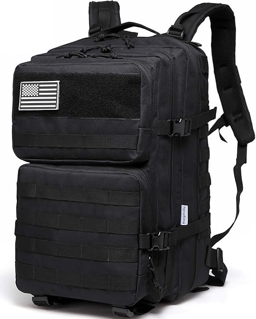 Songwin Multifunction Military Tactical Backpack,45L Large Army Assault Pack Molle Bug Out Bag Backpacks Rucksack Daypack for Camping Hiking and Trekking.