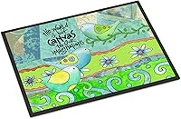 Vista 305 de Caroline's Treasures PJC1117JMAT - Felpudo para puerta delantera de 24 x 36 pulgadas, tapete antideslizante lavable de pelo bajo, 24 x 36 pulgadas