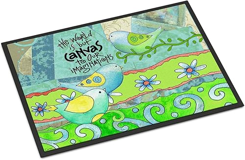 Miniatura 305 de Caroline's Treasures PJC1117JMAT - Felpudo para puerta delantera de 24 x 36 pulgadas, tapete antideslizante lavable de pelo bajo, 24 x 36 pulgadas