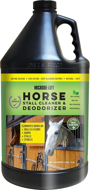 Limpador e Desodorizador de Baias para Cavalos MICROBE-LIFT, Concentrado, 3,79 L