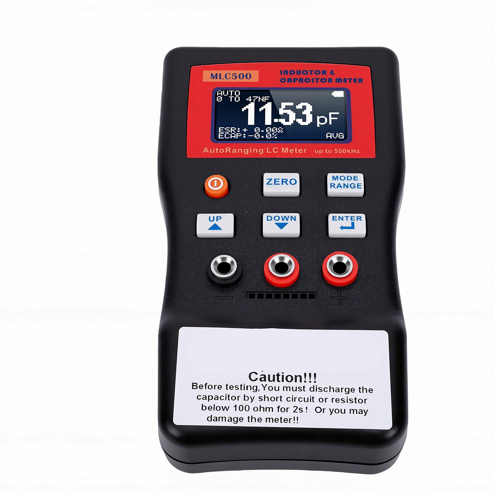 Tester di Precisione del Misuratore di capacità e Induttanza per HVAC e Riparazione di Apparecchi con Display Digitale e funzionalità di Range Automatico