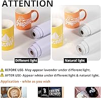 Vista 7 de HTVRONT Vinilo permanente blanco – Vinilo adhesivo permanente mate de 12 pulgadas x 65 pies, compatible con máquina de corte Cricut, Silhouette