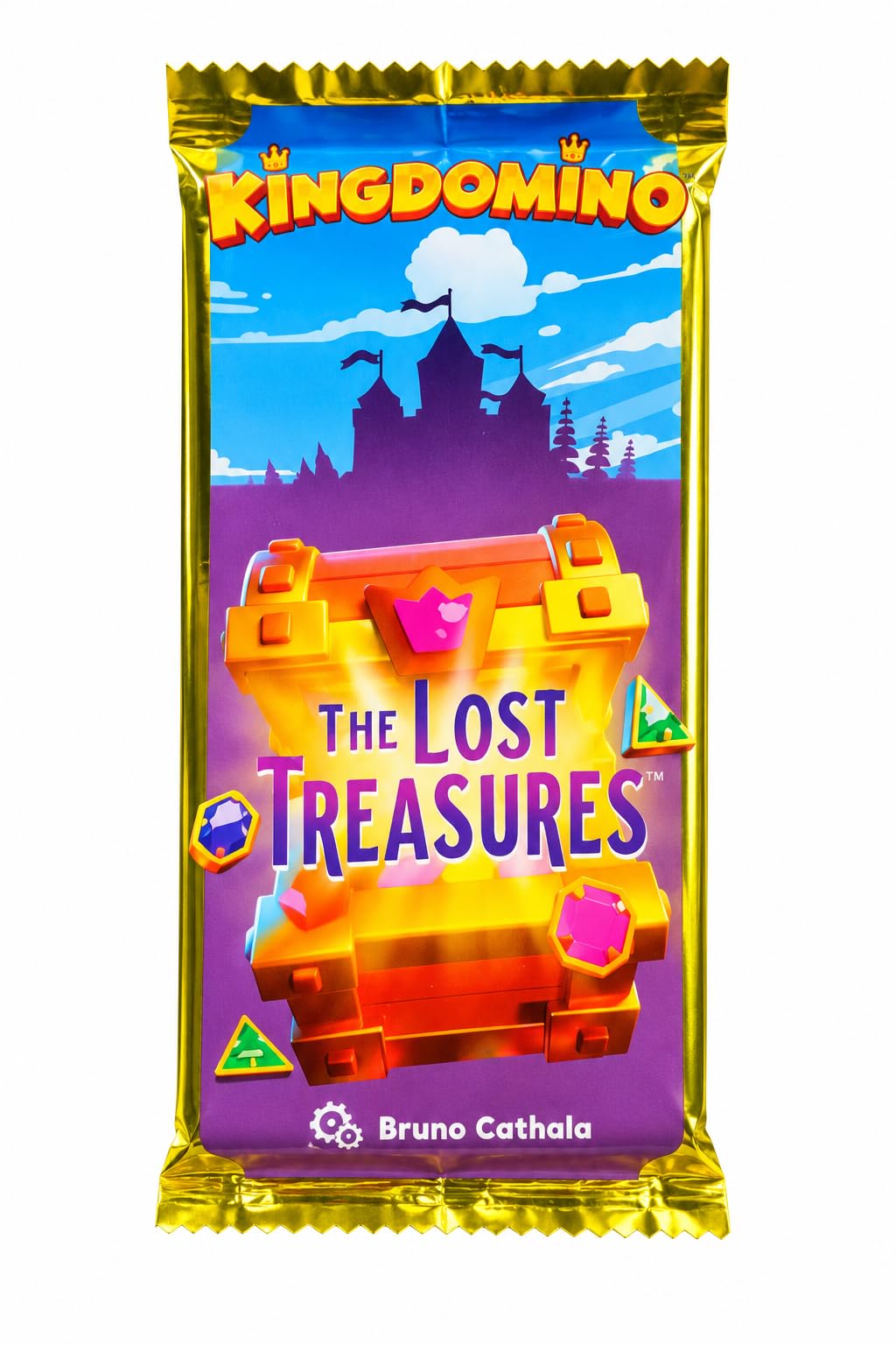 Kingdomino: The Lost Treasures, 10th Anniversary Mini Expansion for the Award-Winning Kingdomino Strategy Board Game, 2 to 4 Players, Ages 8+