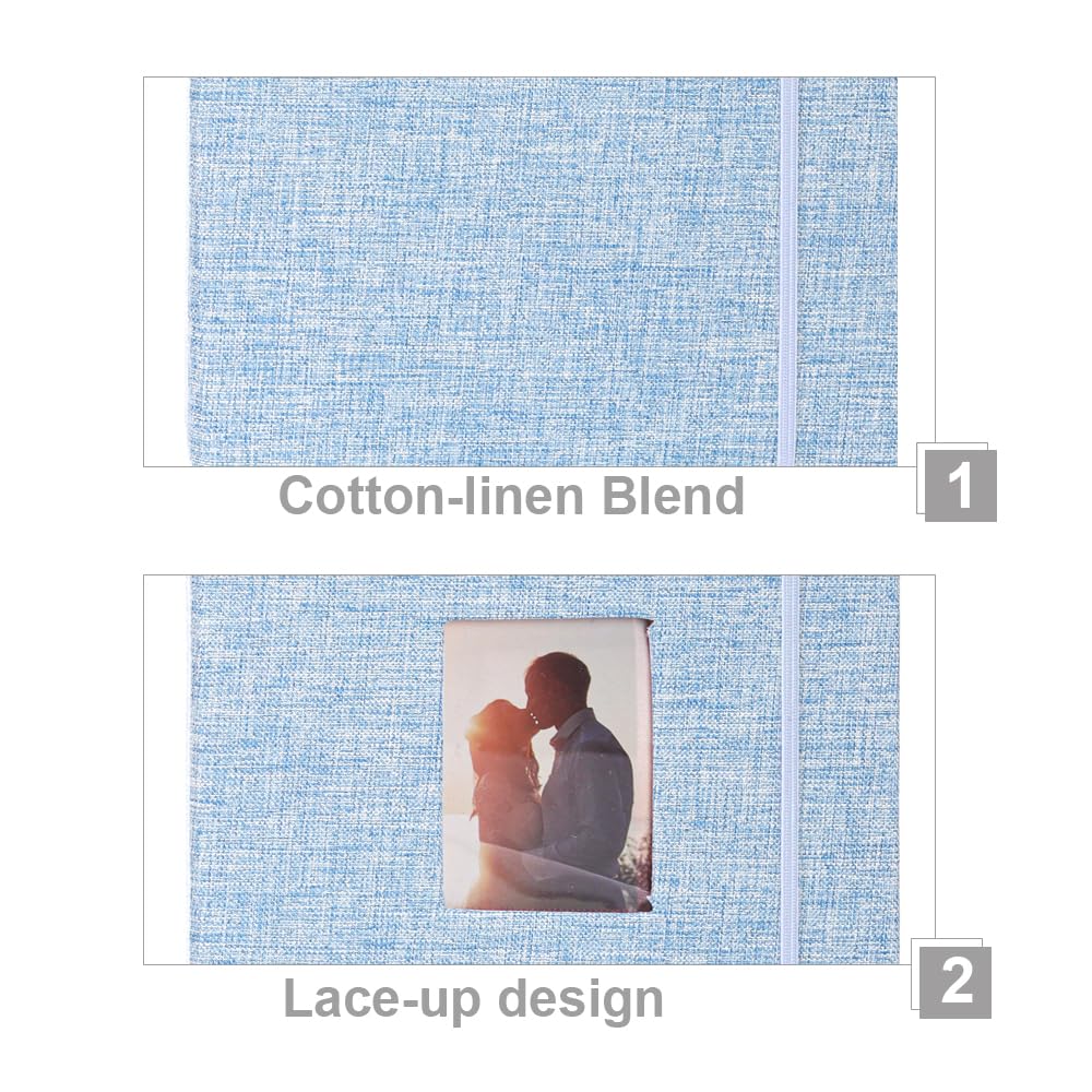 Mini album photo à 208 pochettes pour Fujifilm Instax Mini 13 12 11 9 8 40 99 90 Evo LiPlay 5 x 7,6 cm, album compatible avec les imprimantes Polaroid Snap/Z2300/SocialMatic Instant & Zip