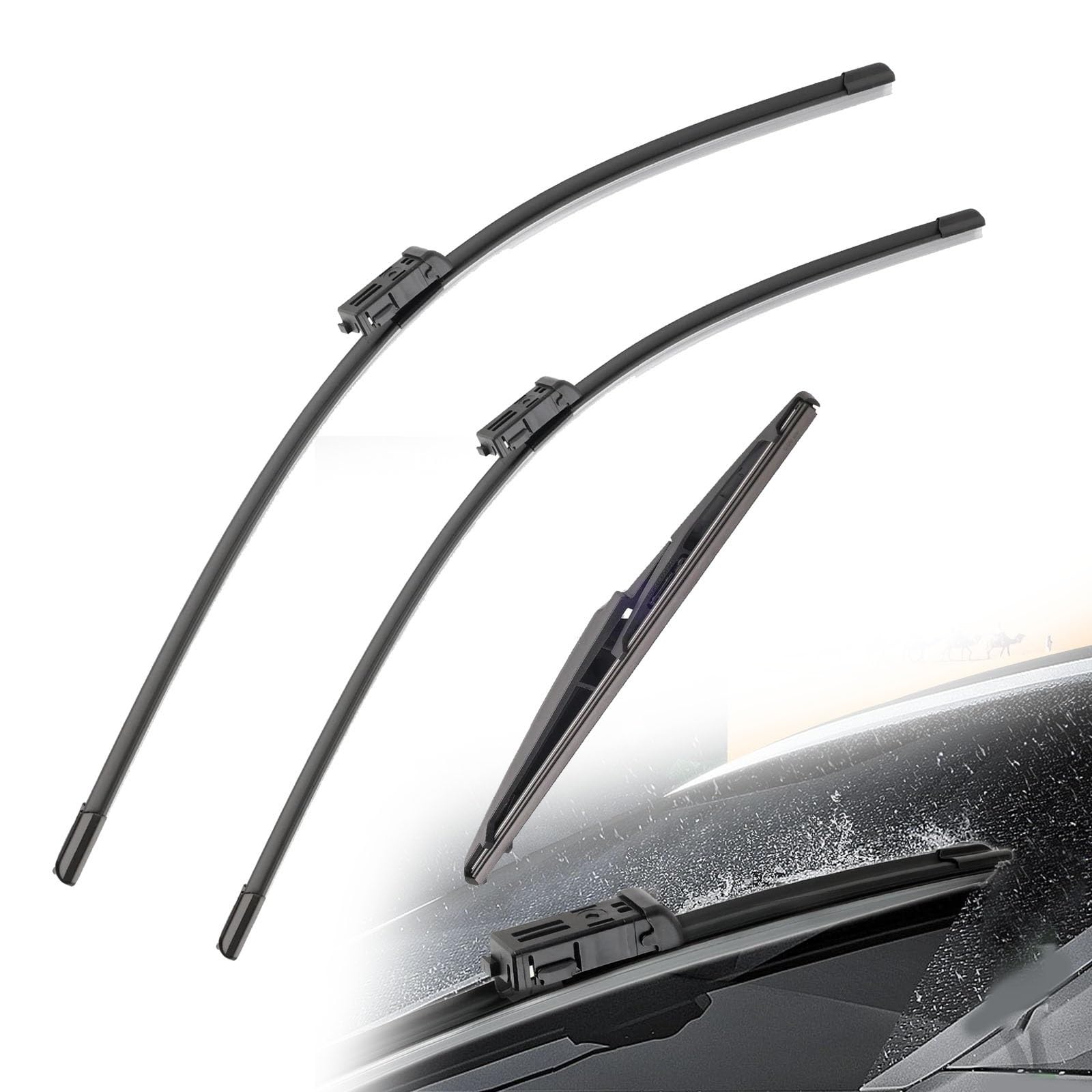 Déflecteurs de pluie pour MG ZS EV avant 2017-2024 - 8