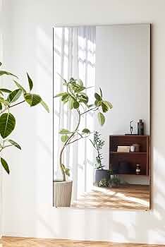 リフェクス割れない軽量ミラー 幅60×高さ150cm メープル(木目) Amazon.co.jp: リフェクス割れない軽量ミラー幅60×高さ150cm