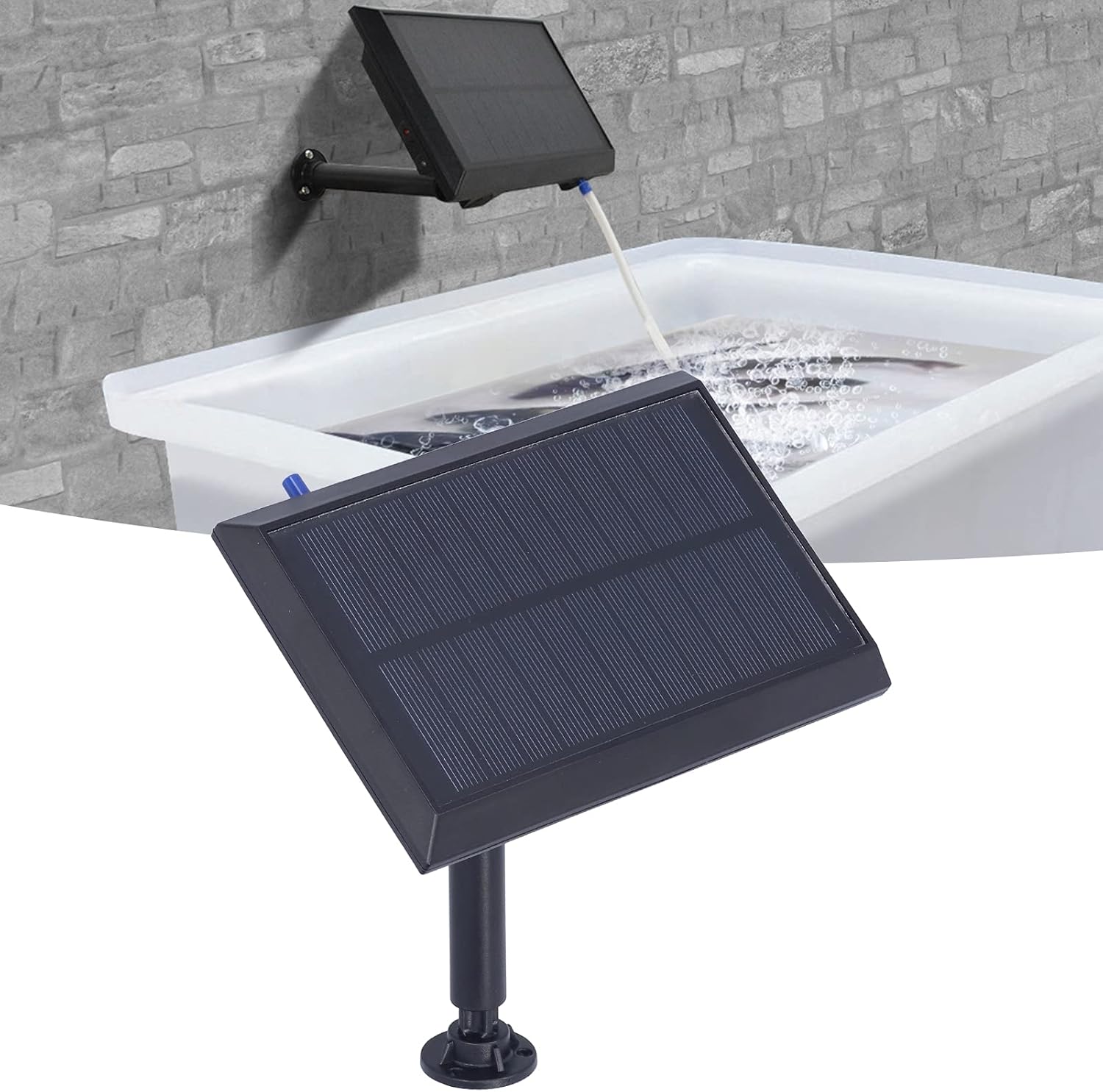 SOLAR OXYGENポンプキットは、家や会社の魚のタンクでの緊急使用のために最大150万までの魚のタンクの継続的な酸素化を効率的