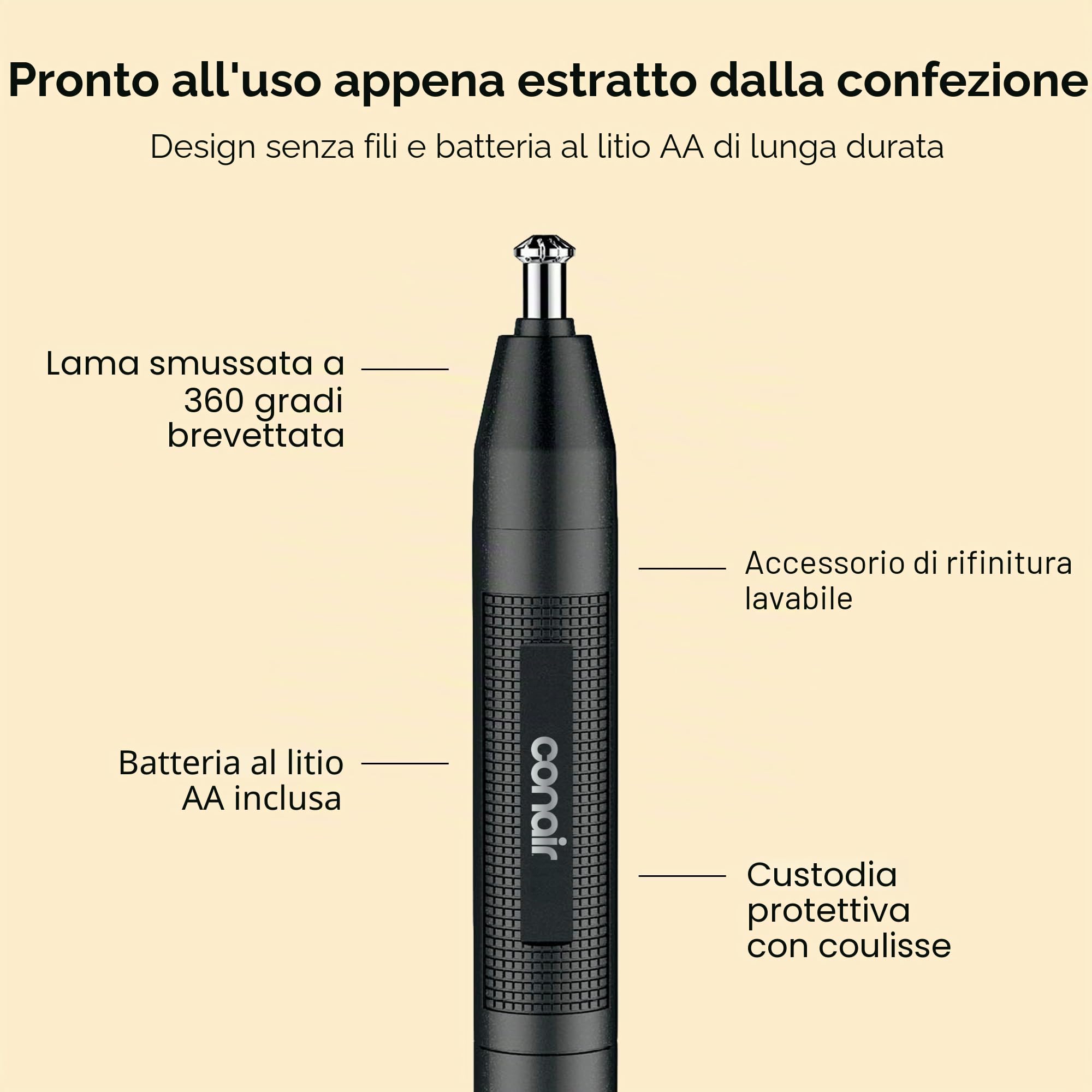 ConairMAN, rasoio per orecchio/naso