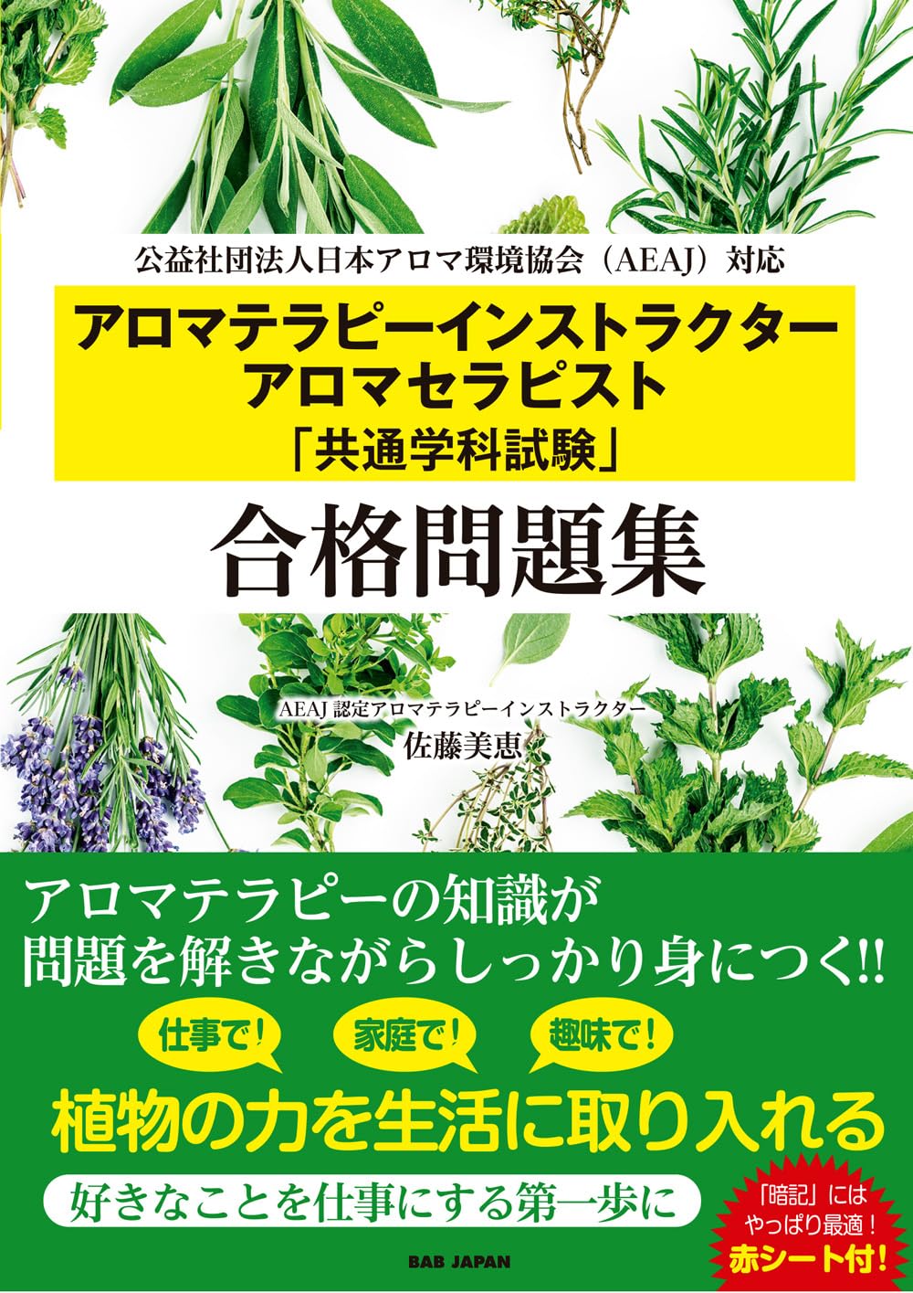 公益社団法人日本アロマ環境協会（AEAJ）対応 アロマテラピー