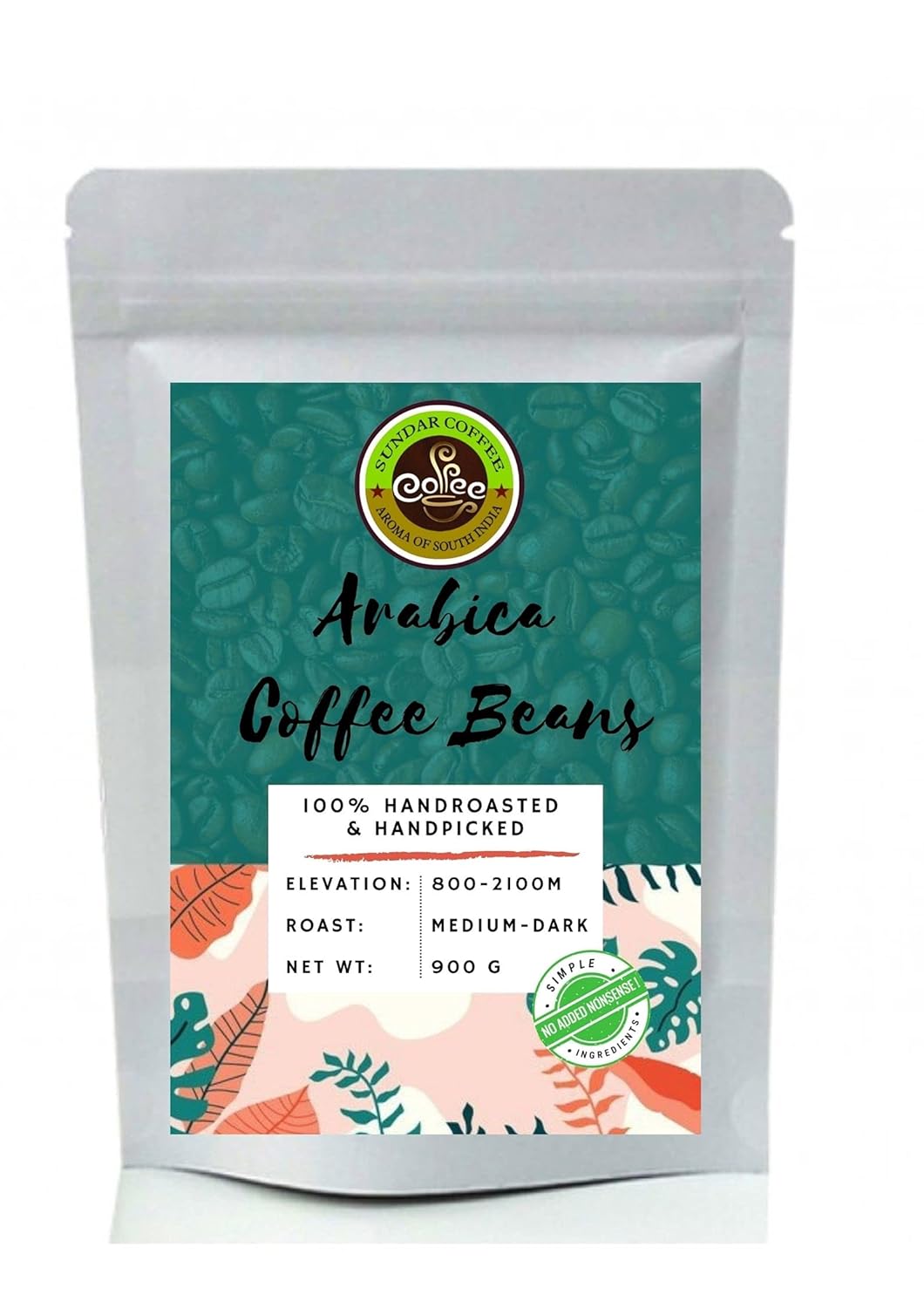 100 Arabica Roasted Coffee Beans 900g (Whole Beans) Amazon.in