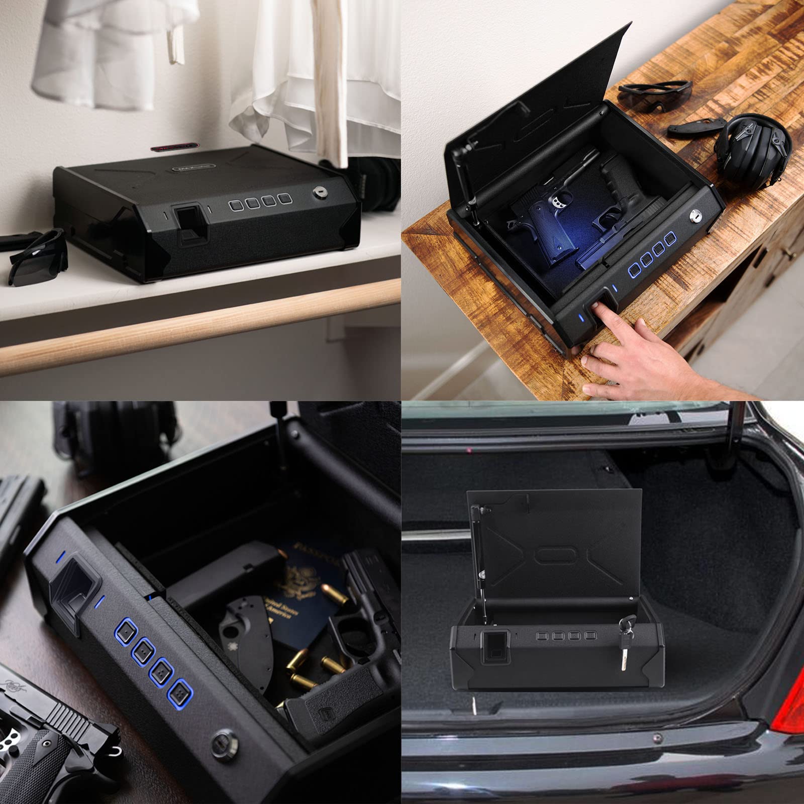 Buy MAXSafes Pistol Safe Quick Access Gun Safe Firearm Safety Device
