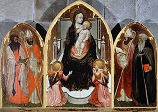 Triptych Masaccio (1401-1428 Italian) Tempera On Board San Pietro a Cascia Reggello Florence Italy Poster Print (18 x 24)