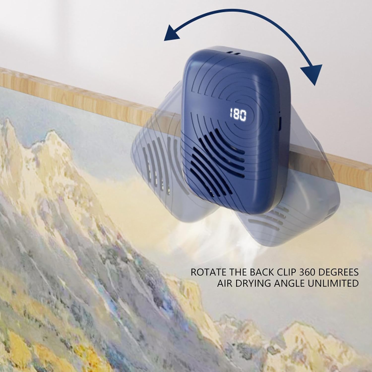 Portable Watercolor Paint Air Dryer Blower Lightweight Tool Small Paint Blower for Artists Travel and Home Use