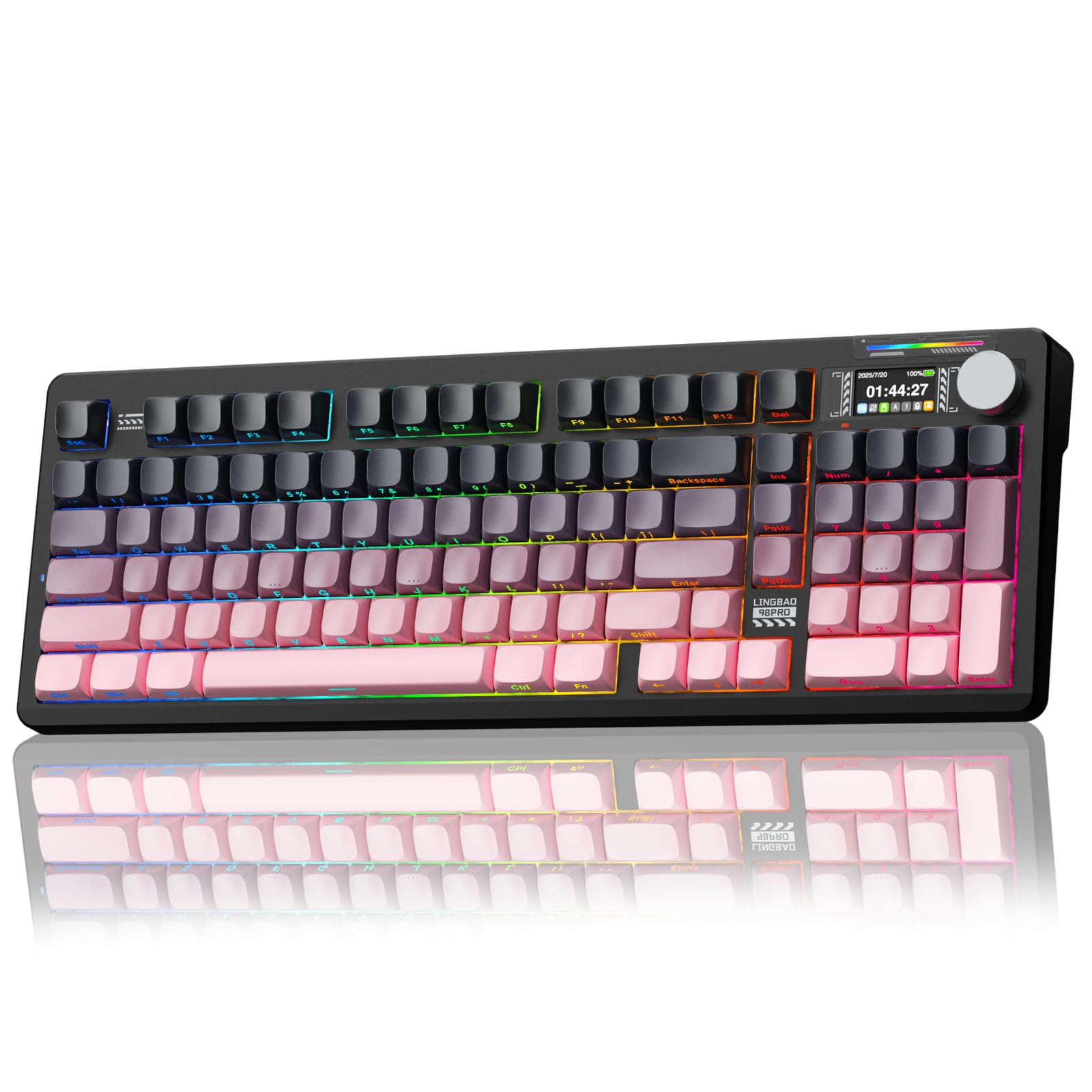 Amazon.com: LINGBAO K98 PRO Mechanical Keyboard Wireless, with