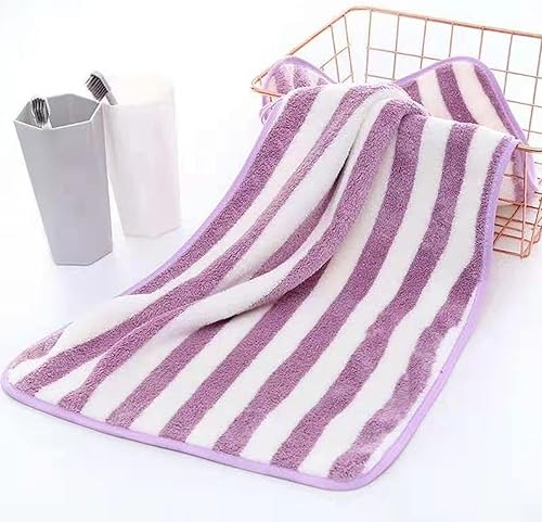 Miniatura 4 de cdar Toalla de baño, juego de toallas de baño de tacto suave, toallas de microfibra altamente absorbentes para el cuerpo, secado rápido, toallas de