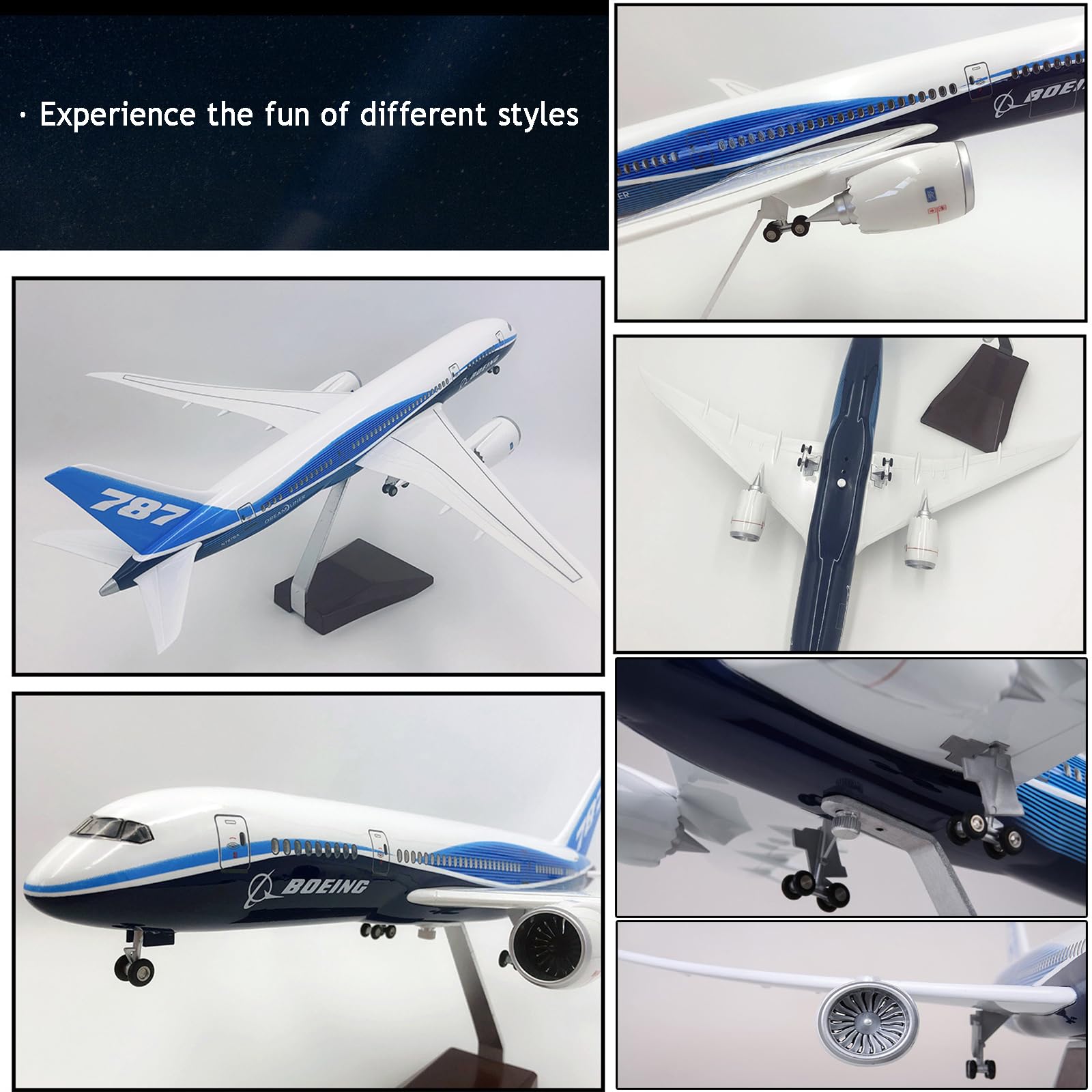 【新品】ユナイテッド航空 B787 (1:150) モデル Amazon.co.jp: ODddot ボーイング プロトタイプ