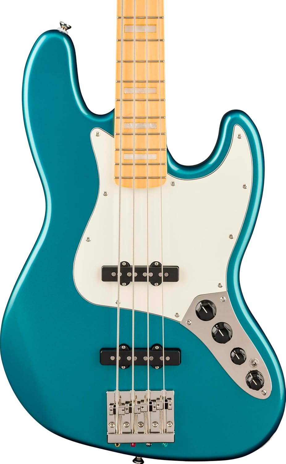 Classic Vibe Active '70s Jazz Bass V, Maple Fingerboard, Parchment Pickguard, Ocean Turquoise