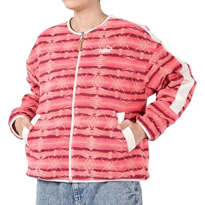 PUMA(プーマ) ブルゾン ジャケット 防風 リバーシブルCORE HERITAGE リバーシブル AOP ジャケット 683614レディース Mサイズ