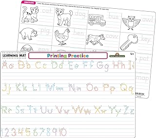 Printing Practice Learning Mat
