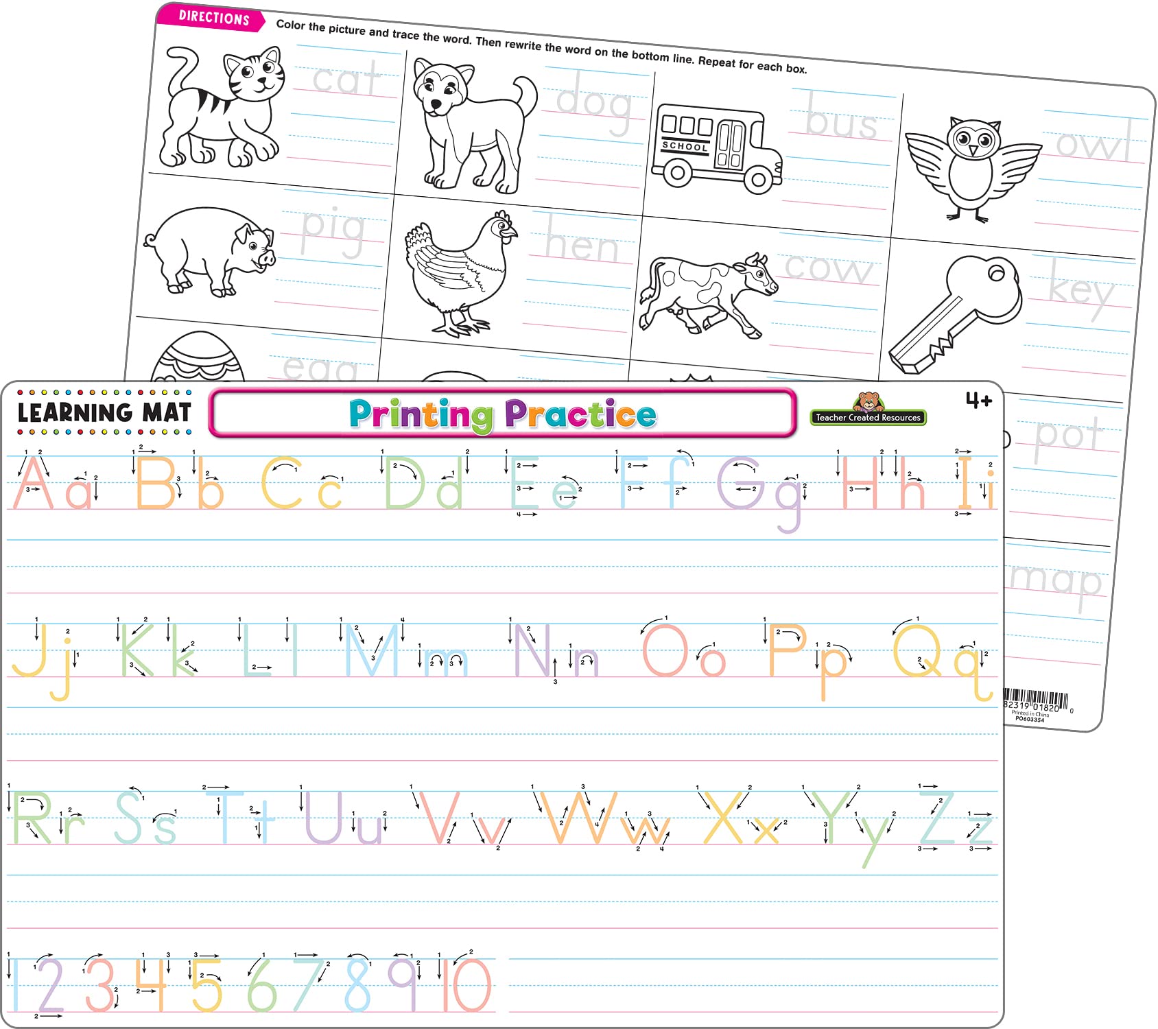 Teacher Created Resources Printing Practice Learning Mat