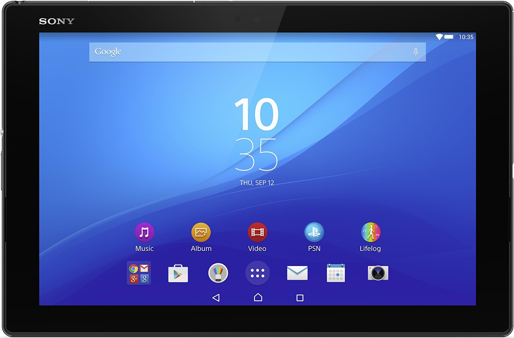 Sony Xperia Z4 10.1 inch Tablet with Keyboard (Qualcomm Snapdragon 810, 3Gb RAM, 32Gb storage, WLAN, 4G, BT, Camera, Android 5.0)