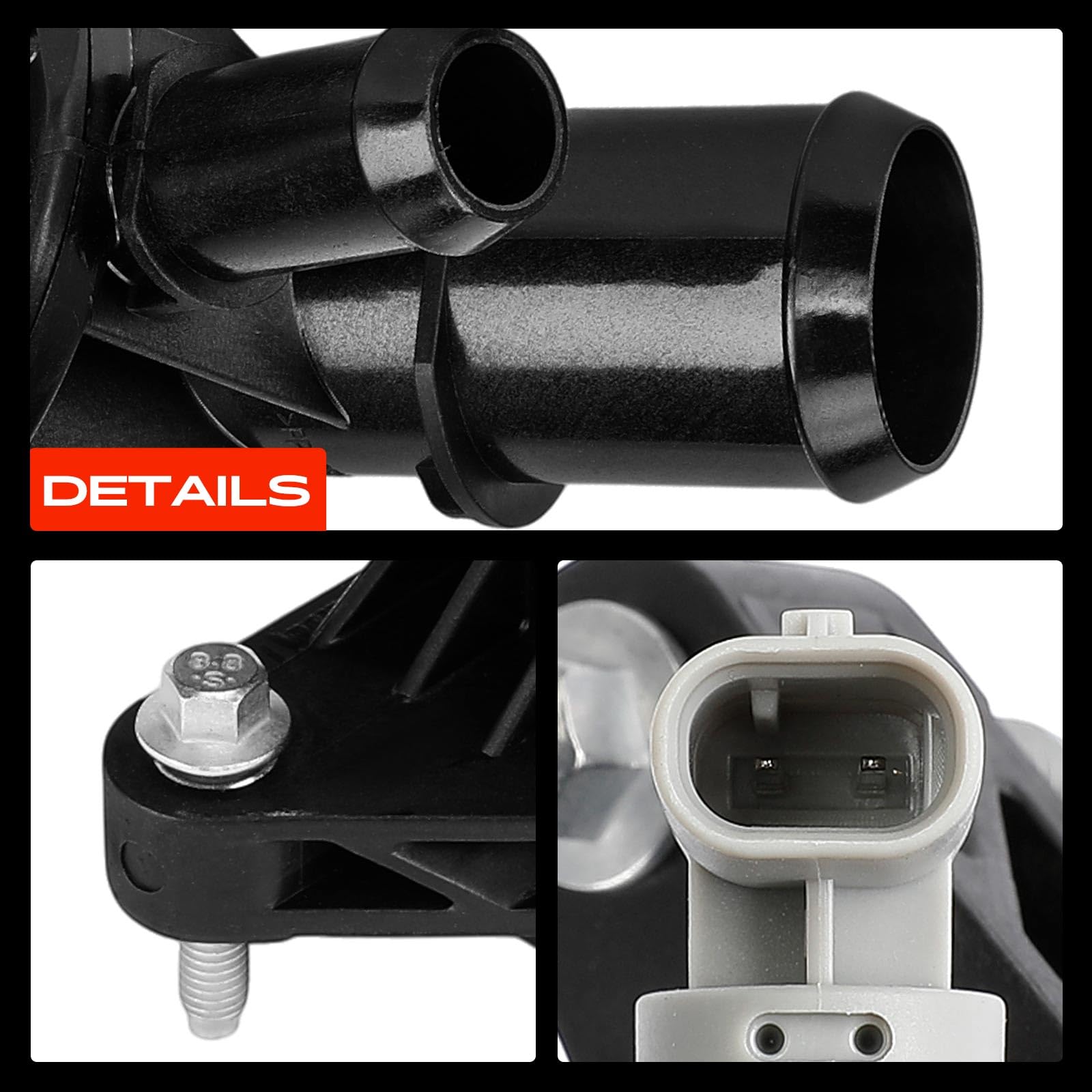 Frankberg Termostato del liquido di raffreddamento 88°C KK2Q9K478BA | Compatibile con: Tourneo Custom V362 Bus F3, Autobus Transit V363 FAD FBD, Transit V363 Box FCD FDD