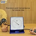 Infi Aneroid Desk Type Sphygmomanometer Blood Pressure Monitor | BP Apparatus Manual | Manual BP Operator For Precise Measurements | 1 Year Warranty | Latex Free Cuff | Imported Bulb For Medical Professionals gallery image