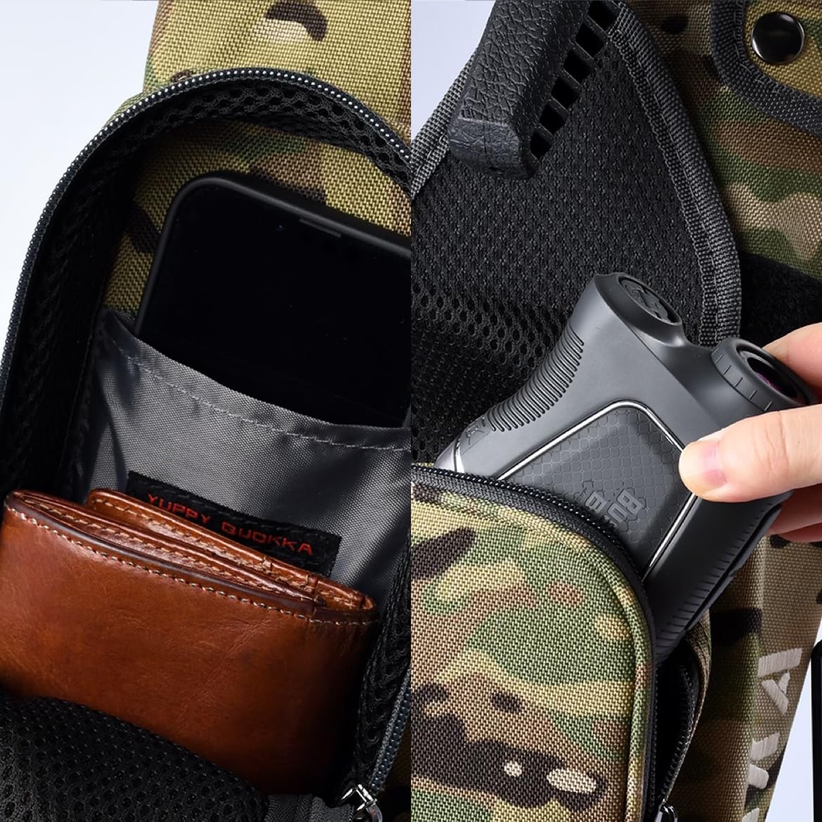 Amazon | USA正規品 MultiCam Black CORDURA 1000D Nylon YUPPY QUOKKA